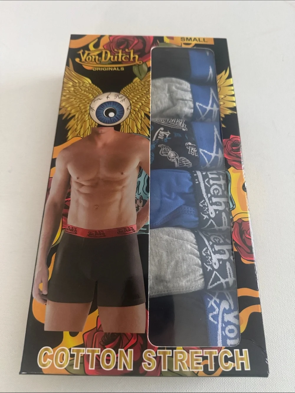 Von Dutch Boxer Briefs Mens Small 6 Pack